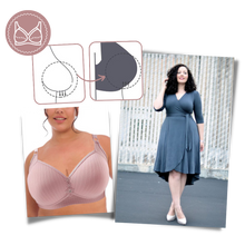 Cargar imagen en el visor de la galería, Sujetador push-up de talla grande sin aros
- Ozerty