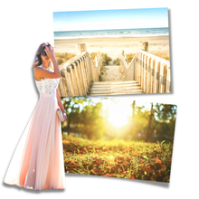 Cargar imagen en el visor de la galería, Vestido coqueto de gasa y encaje estilo campiña
- Ozerty