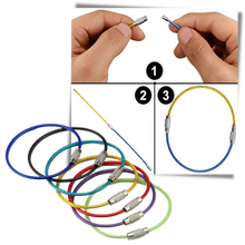 Cargar imagen en el visor de la galería, Paquete de llaveros de alambre flexible - Ozerty
