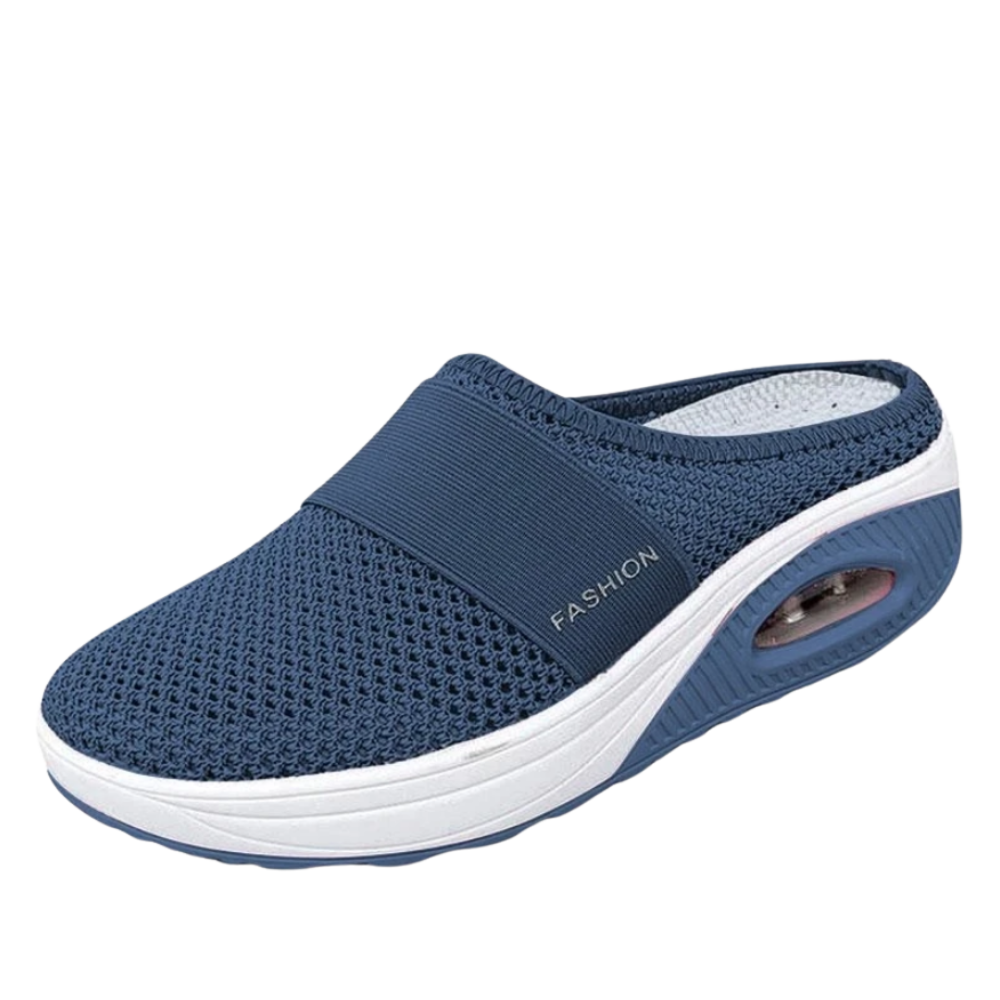 Air-cushion a slip-on shoes -Dark Blue - Ozayti