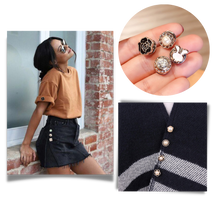 Cargar imagen en el visor de la galería, Elegantes broches de botón sin costura

 - Ozerty
