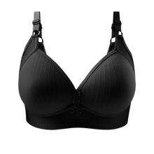 Cargar imagen en el visor de la galería, Sujetador push-up de talla grande sin aros
 -Negro/SNegro/MNegro/LNegro/XLNegro/XXL - Ozerty
