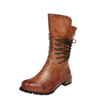 Cargar imagen en el visor de la galería, Botines vintage de cuero PU

 -Marrón/EU35/US4.5/UK2Marrón/EU36/US5/UK3Marrón/EU37/US6/UK4Marrón/EU38/US6.5/UK5Marrón/EU39/US7.5/UK6Marrón/EU40/US8/UK7Marrón/EU41/US8.5/UK8Marrón/EU42/US9.5/UK9Marrón/EU43/US10/UK10 - Ozerty
